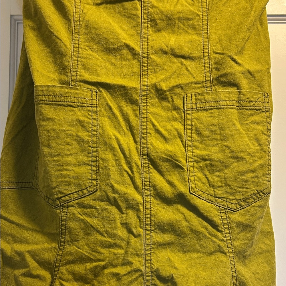 BDG Urban Outfitters Strapless Mini Dress in Olive - Size XL, NWOT - Picture 4 of 15